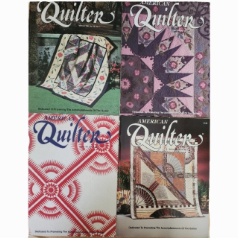 1991 American Quilter 4 magazines
